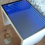 white infinity table