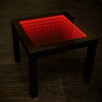 red infinity table