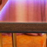 infinity table lilac backlight