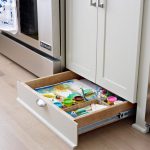 pull-out lower drawers