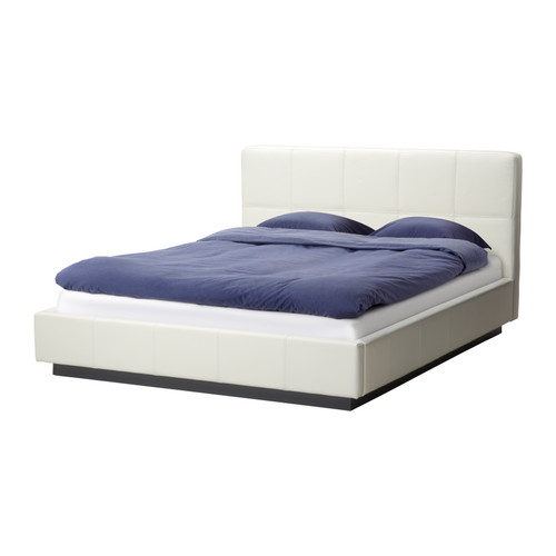 White double beds from Ikea