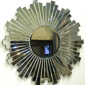 Decorative mirror sun