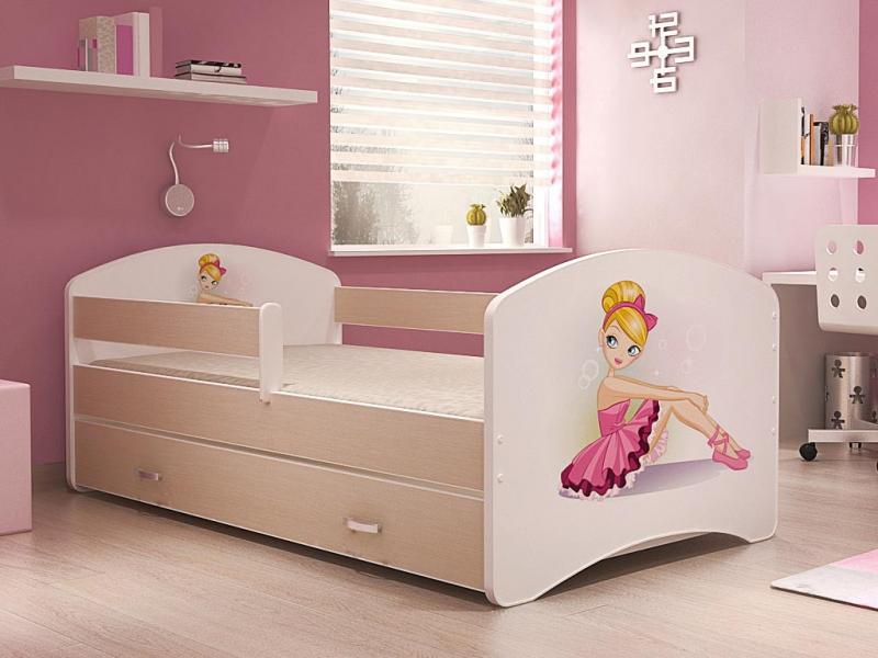 Łóżko dziecięce na zdjęcie dziewczyny