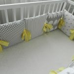 Cots with bumpers for small
