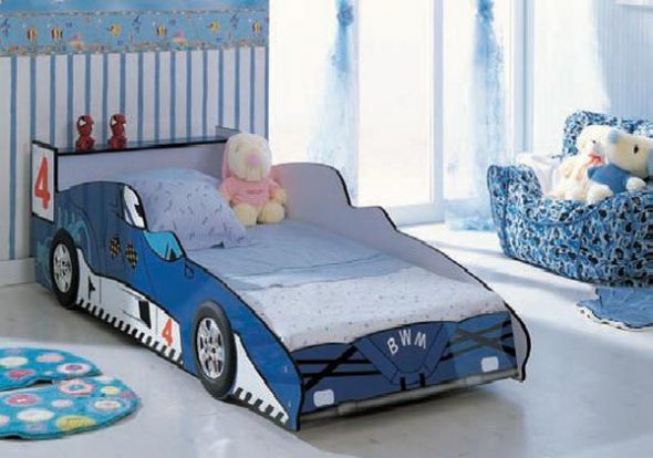 Łóżka dziecięce - samochody