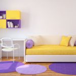 Children's sofa bed with sides
