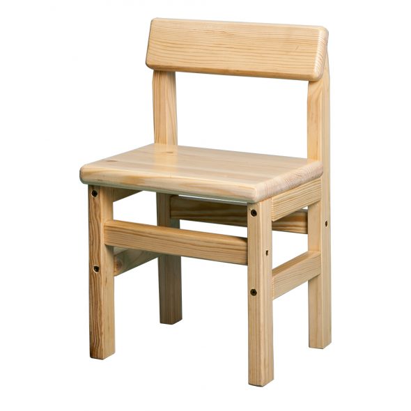 Chair ng bata-pine