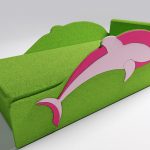 sofa dolphin para sa mga bata