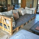 Sofa and bed of pallets
