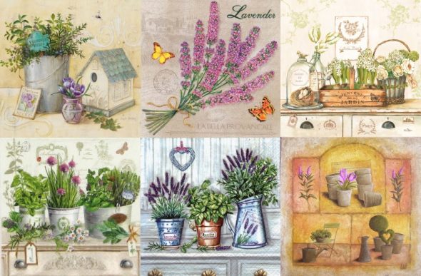 Provence pictures for decoupage