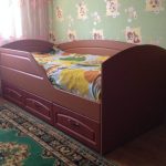 children's bed with sides from MDF