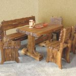 Furniture from antique solid wood