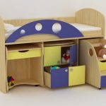 modular baby bed with sides