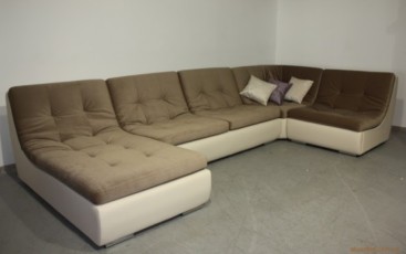 Modularna narożna rozkładana sofa