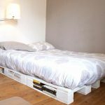 homemade pallet bed