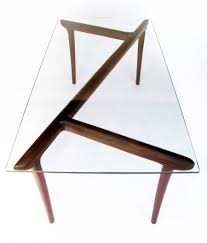 Glass designer table