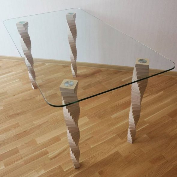سطح الطاولة - الزجاج المقسى