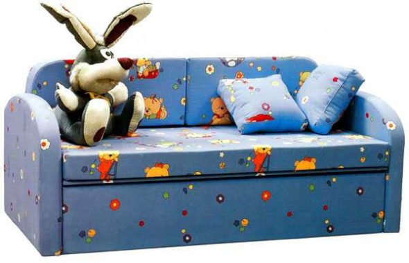Wygodna rozkładana sofa dla dzieci