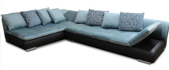 Margot corner sofa with swivel mechanism