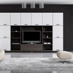 siyah renk ile beyaz mobilya