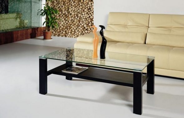 Coffee table in the living room