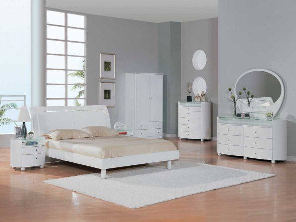 white furniture plastic in the interior