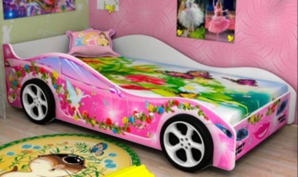 łóżko belmarco różowe