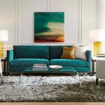 turquoise sofa design
