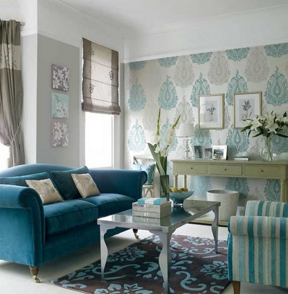 turquoise sofa provence