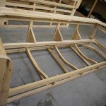 wooden frame for the sofa