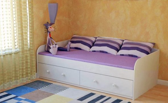 children's bed for the student