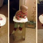 children's highchair from different angles