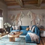 sofa turquoise modern