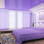 double bed purple