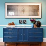 chest of drawers blue
