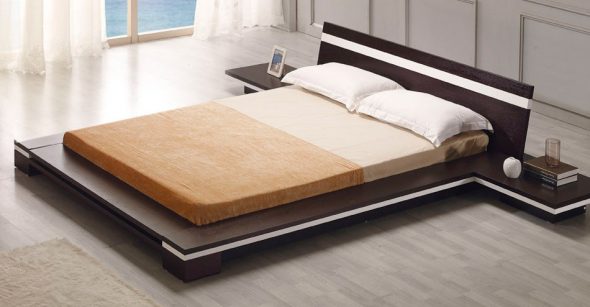 beautiful double bed