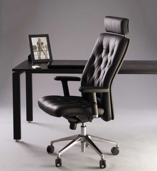 computer chair with headrest