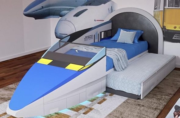 bed children's plane
