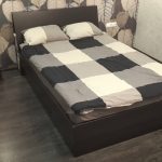 podwójne łóżko IKEA oppdal 2000h1400 z materacem