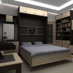 bed lift in the bedroom