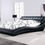 double bed with waterbed