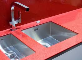 sink below countertop