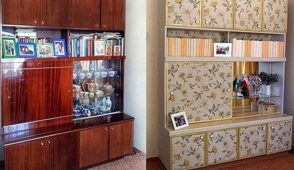 DIY furniture wardrobe restoration