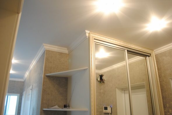 wardrobe and ceiling