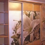 wardrobe with photo printing lily