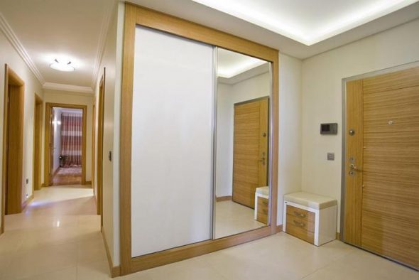 wardrobe in the hall