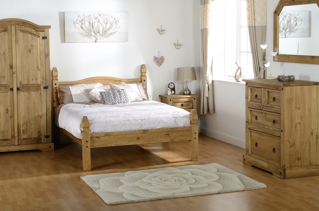 wooden bedroom