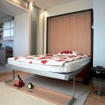 vertical folding bed