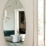 mirror in the living room