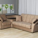 beige modelong sofa